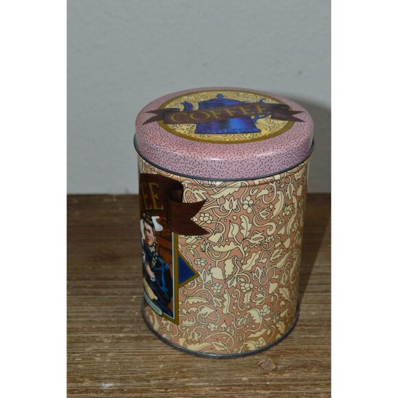 Kitchen Coffee Vintage Style Tin Display Décor Retro Metal Canister FLAWS - Picture 4 of 11